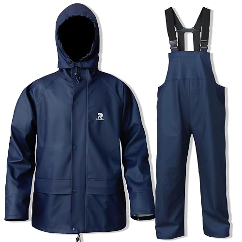 RainRider Rain Suits for Men Waterproof Rain