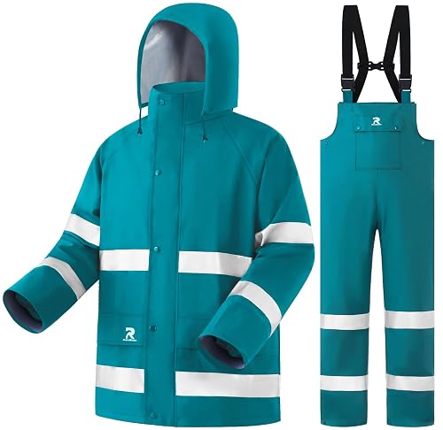 RainRider Rain Suits for Men Women Waterproof
