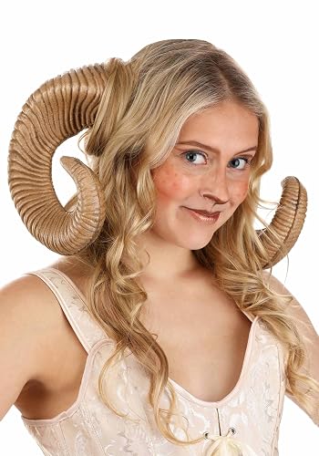 Ram Horns Costume Accessory - Lightweight Foam