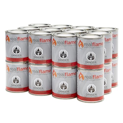 Real Flame Gel Fuel Cans - 24-Pack