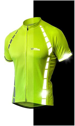 Reflective Cycling Jersey for Men – High-Visibility
