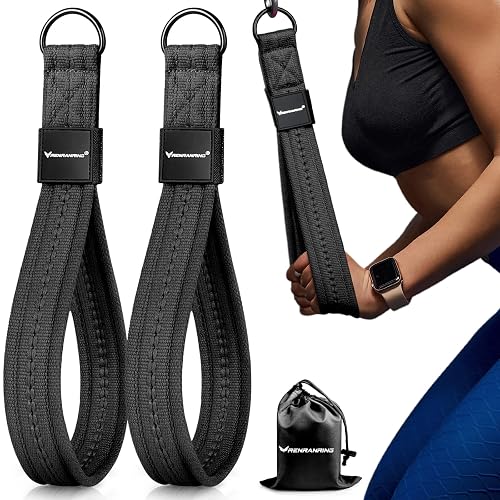 RENRANRING Tricep Rope Cable Attachment Handles for
