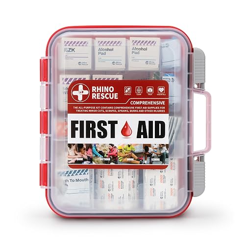 RHINO RESCUE 371 Pieces OSHA All-Purpose First