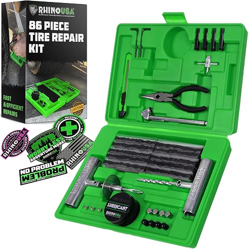 Rhino USA Tire Repair Kit Professional Heavy