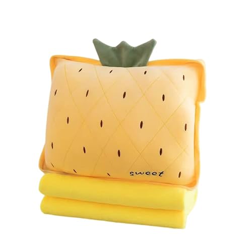 Rikyo 15" Stuffed Fruit Travel Blanket and