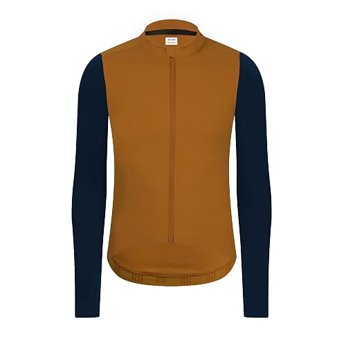 RISESBIK Mens Winter Cycling Jersey Long Sleeve