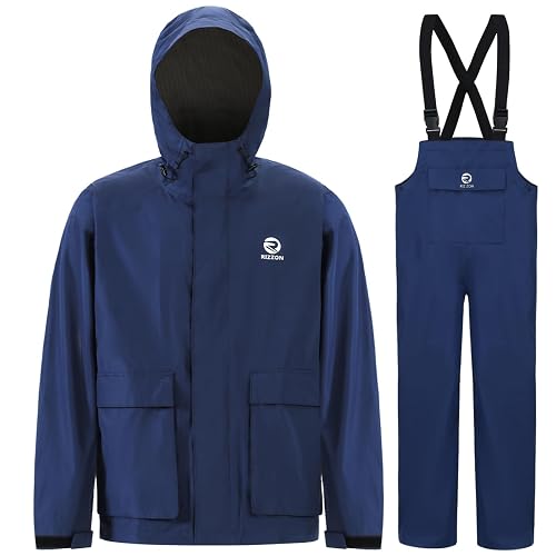 Rizzon Fishing Rain Suit for Men Waterproof