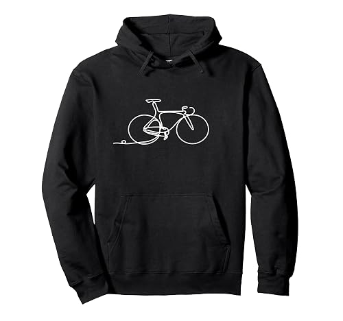 Road Hand-Drawn Minimalist Bicycle Line Art
