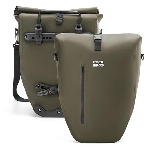ROCKBROS Panniers 20L Waterproof Roll-Top Quick