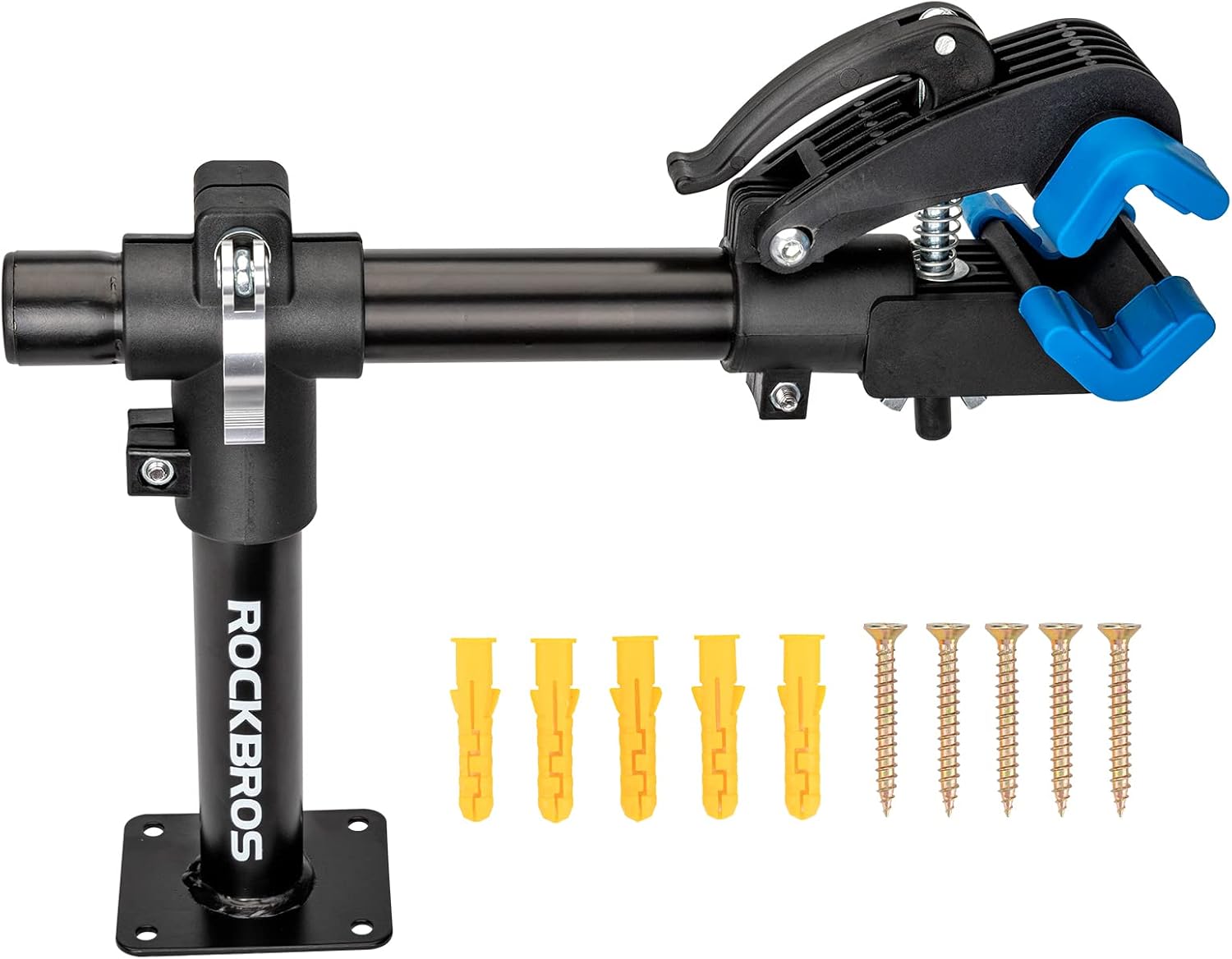 ROCKBROS Bench-Mount Repair Stand: Workbench Bike Holder for Home Mechanics