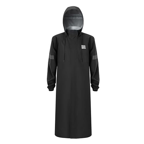 ROCKBROS Long Raincoat Safety Poncho Jacket with
