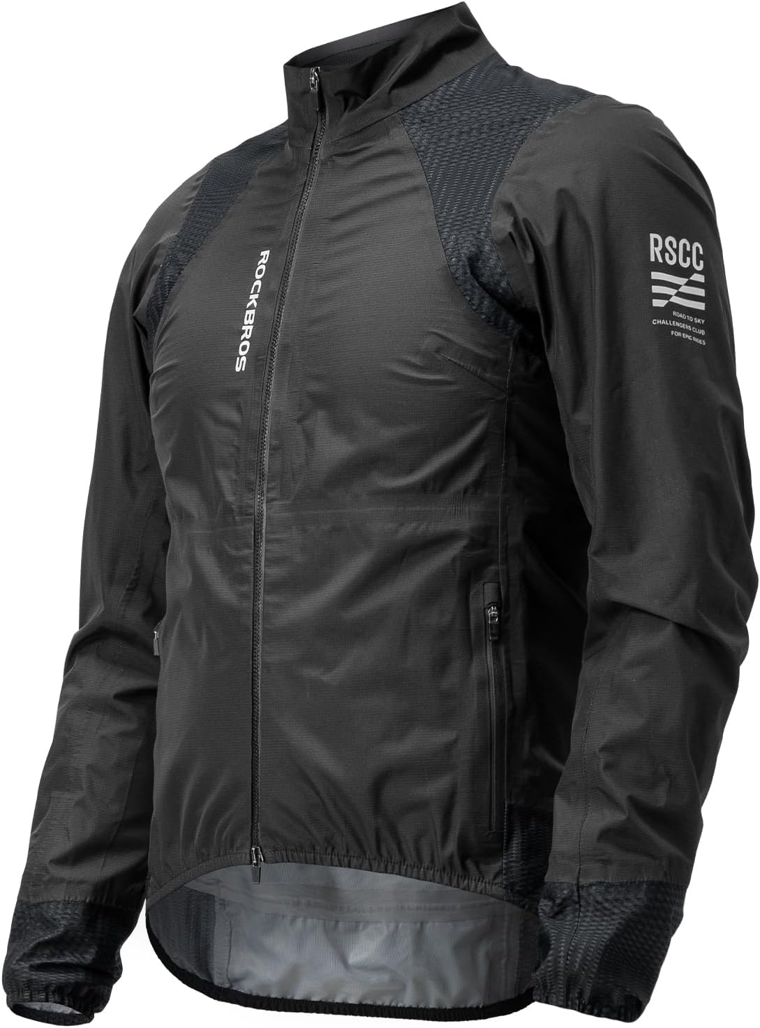 ROCKBROS Mens Cycling Rain Jacket Waterproof