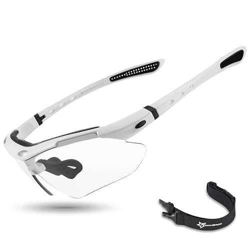 ROCKBROS Photochromic Sports Sunglasses Mens Pickleball