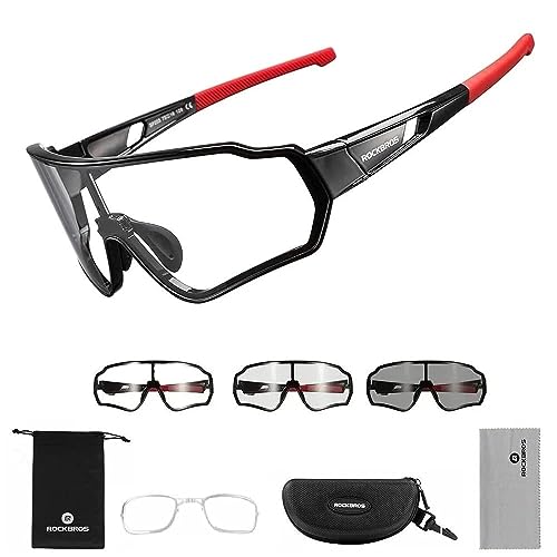 ROCKBROS Photochromic Sunglasses UV400 Sport Lightweight