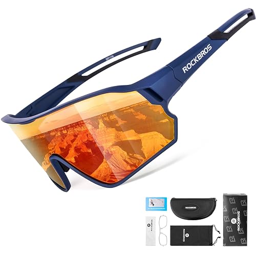 ROCKBROS Polarized Sports Sunglasses Men Women -