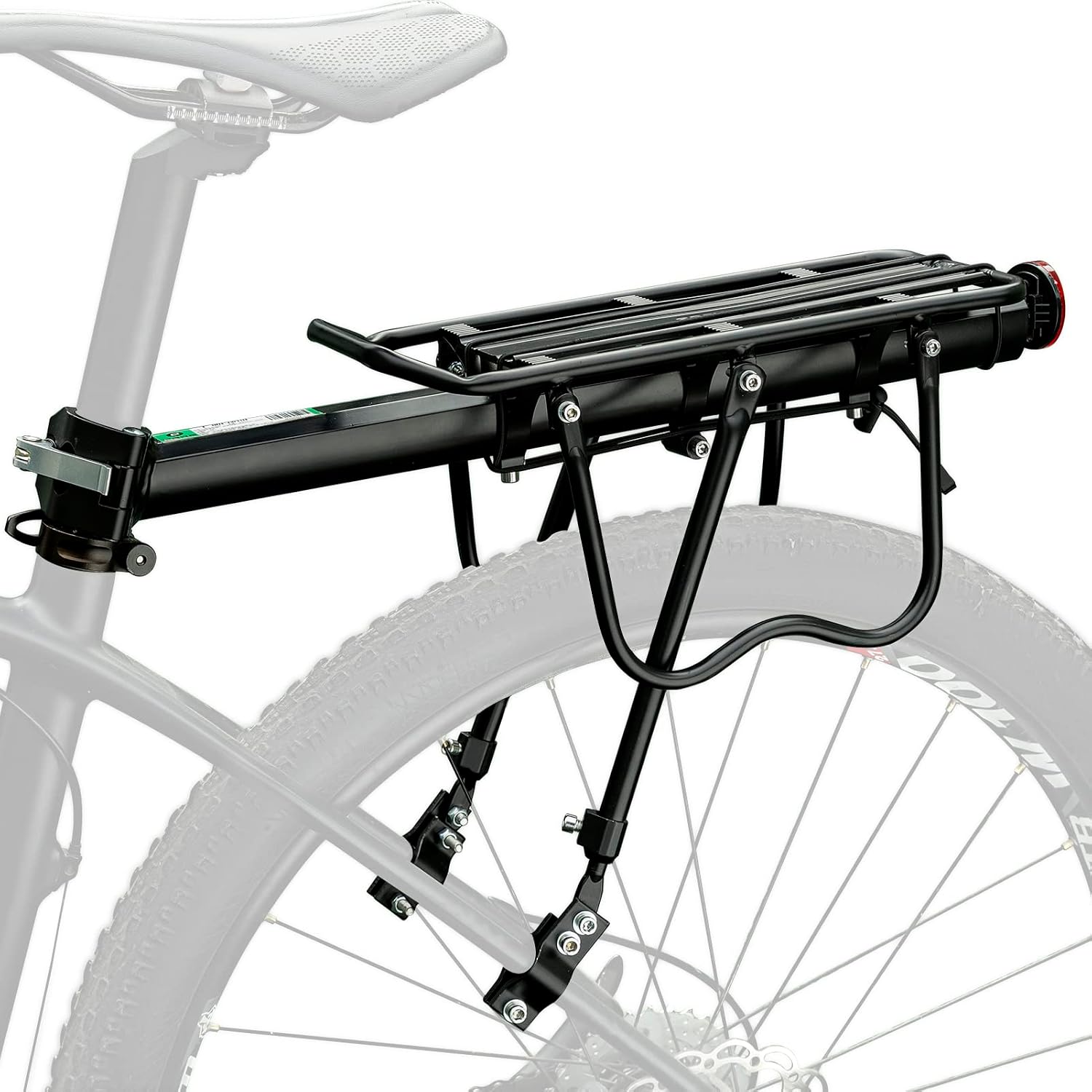 ROCKBROS Rear Cargo Bike Rack: Quick-Release Commuter Luggage Mount