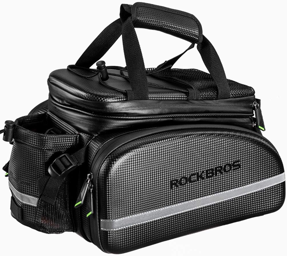 RockBros Waterproof Leather Bicycle Pannier