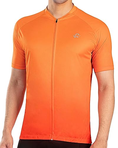 ROTTO Mens Cycling Jersey Short Sleeve Bike