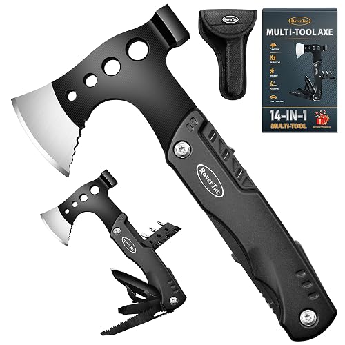 RoverTac Multi Tool Camping Axe Hatchet 11-in-1