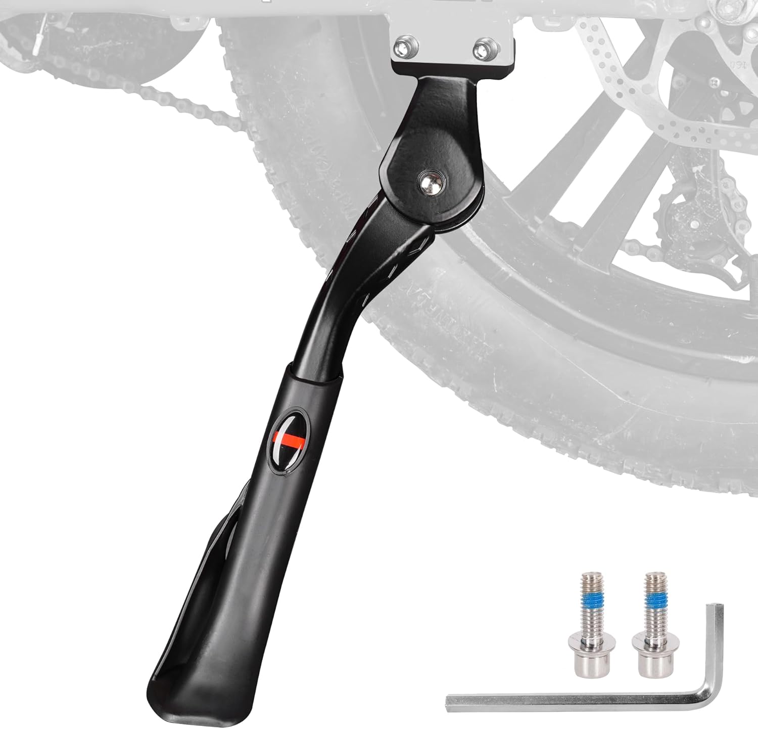 RUHUO Adult Bike Kickstand Adjustable Black