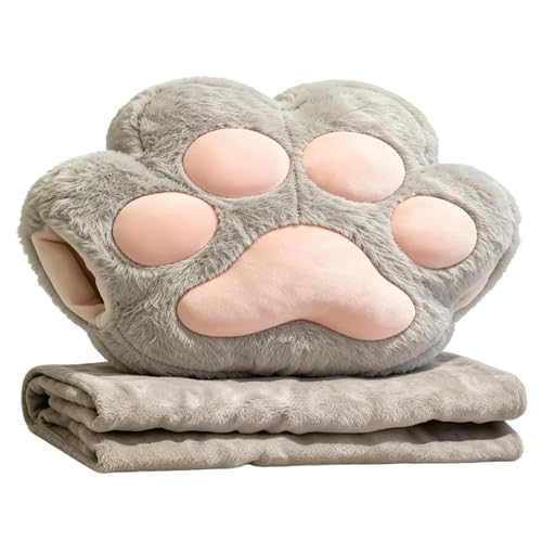 RYOLOY Cat Paw Warm Hand Pillow