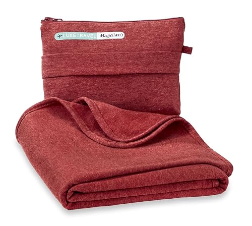 SAGEFINDS Airplane Travel Blanket