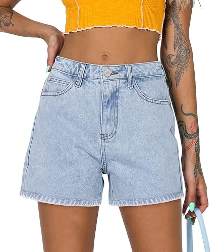 SANMM Jean Shorts Womens Summer Stretchy Denim