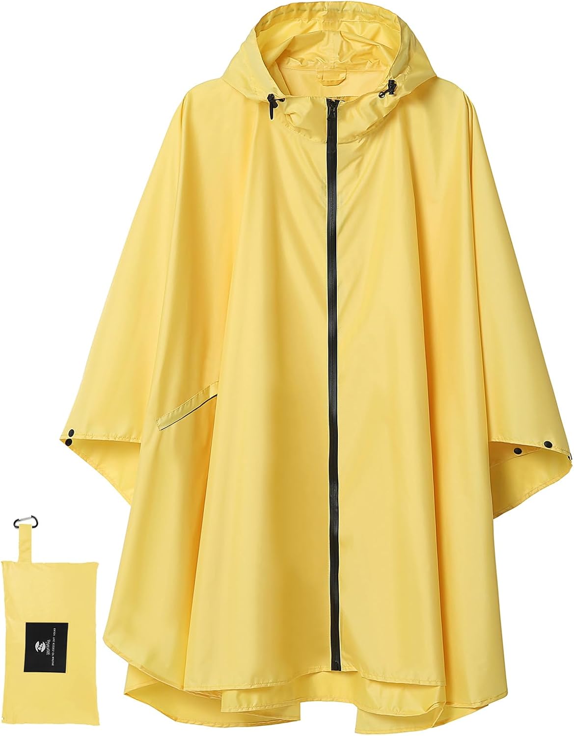 SaphiRose Adult Rain Poncho Waterproof Hooded