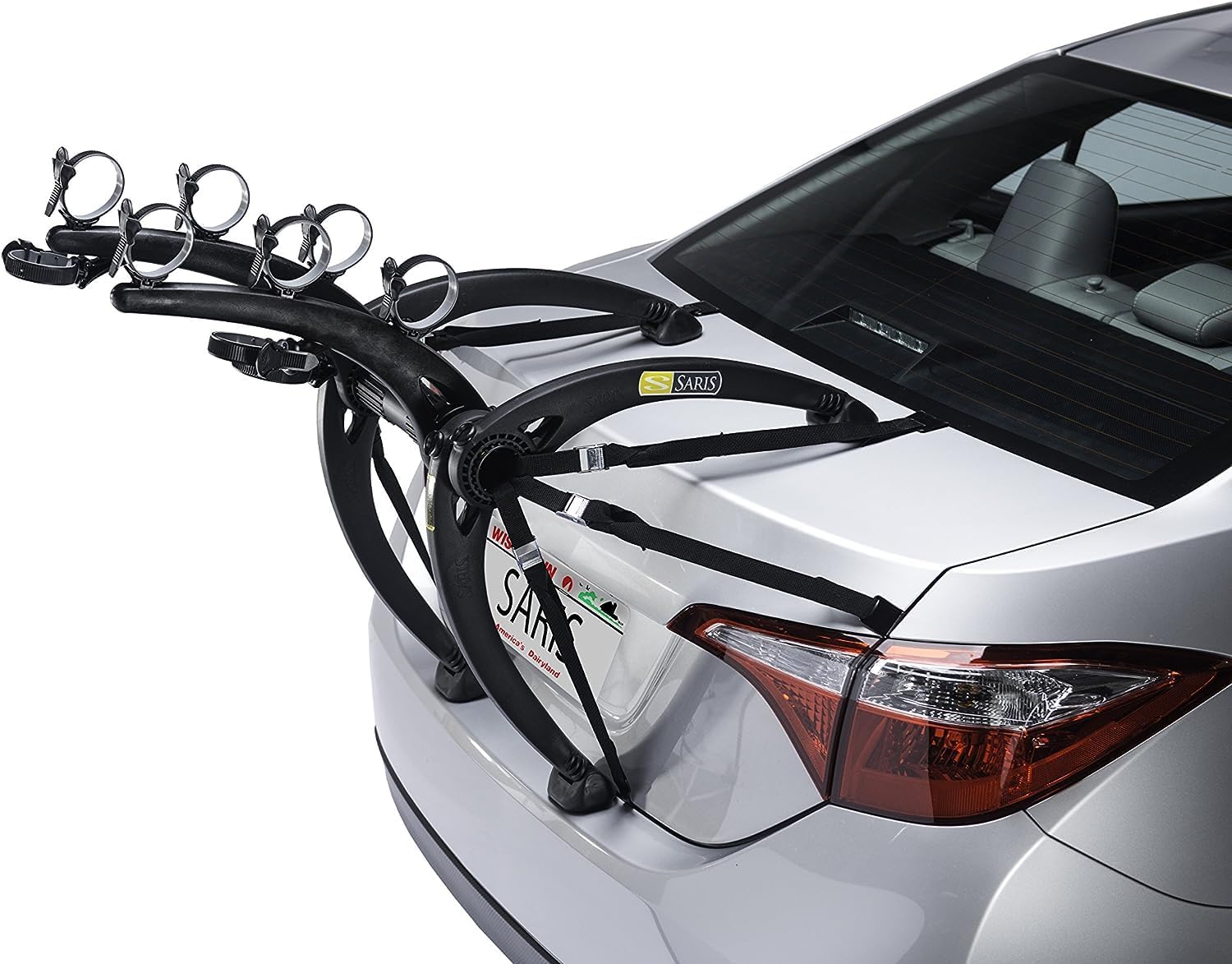 Saris Bones 3-Bike Trunk Rack Bicycle