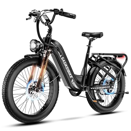 SASIKEIBIKE Motor Faster with Pedals Adult...