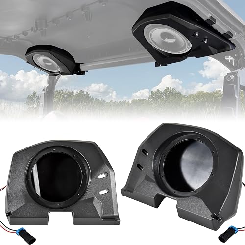 SAUTVS Rear Roof Speakers Pods Enclosures Holders