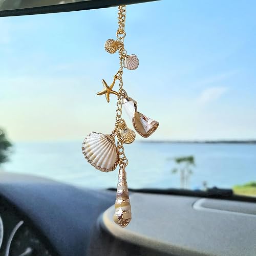 Sea Shells Car Decor Mirrors