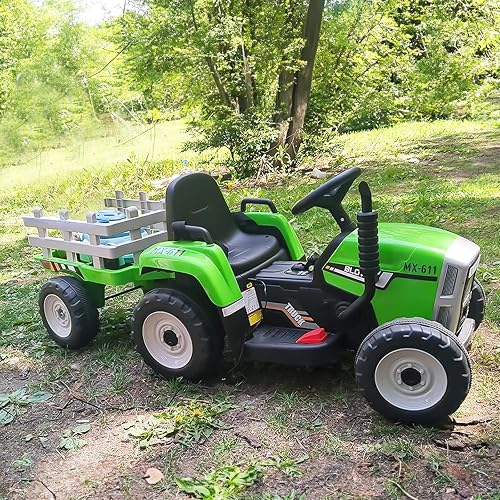 SEHOMY Kids Ride on Tractor with Trailer