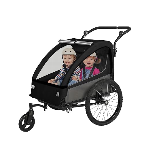 Sepnine 2-in-1 Kids Bike Trailer and Stroller