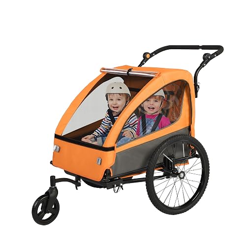 Sepnine 2-in-1 Kids Bike Trailer and Stroller