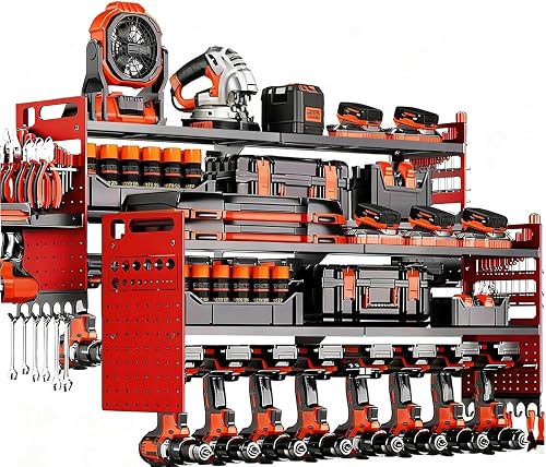 Shomextol 2-Pack Large Power Tool Organizer Wall