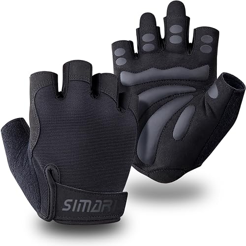 SIMARI Breathable Workout Gloves for Men and