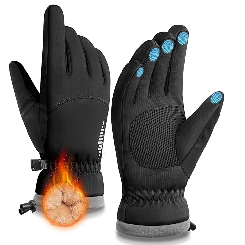 SIMARI Winter Waterproof Warm Gloves Women Men