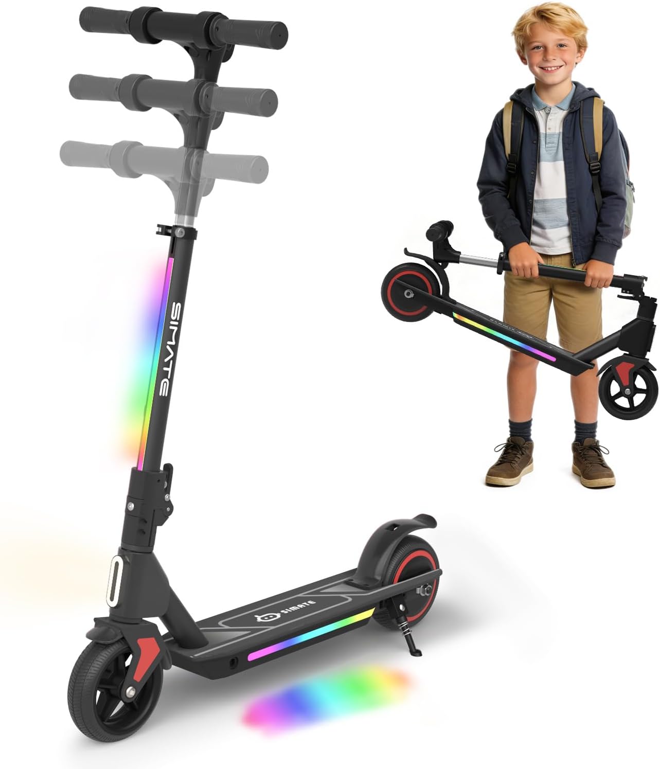 SIMATE Kids Adjustable Headlight Standpipe Ages
