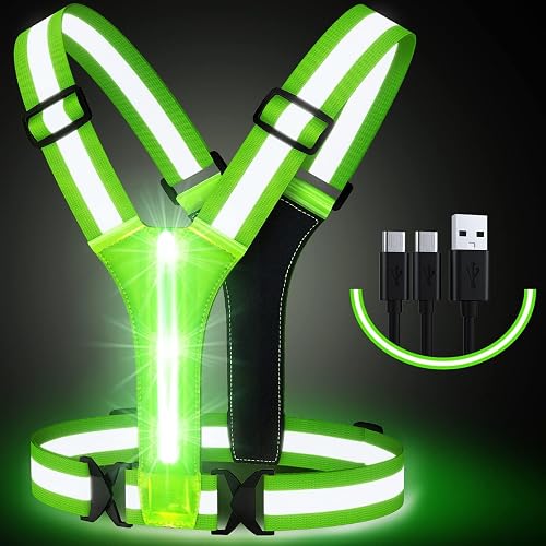 Simket LED Reflective Running Vest