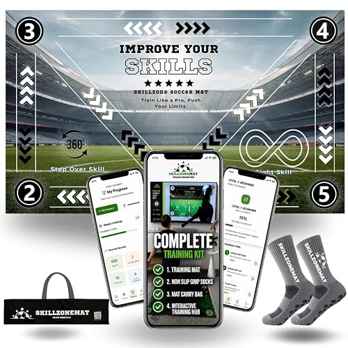 SkillZone Soccer Training Mat – Soccer Dribbling