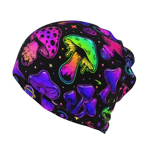 Skull Beanie Hat Baggy Slouchy Skull Chemo