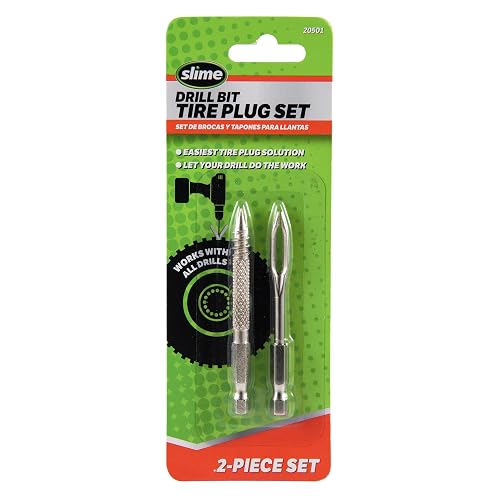 Slime 20501 Tire Plug Drill Bit Kit