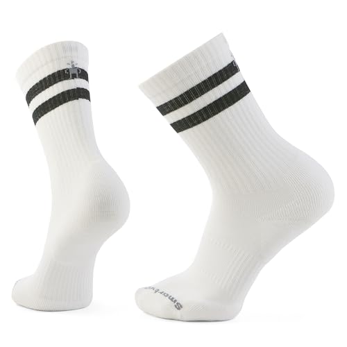 Smartwool Unisex Everyday Athletic Striped Crew Socks