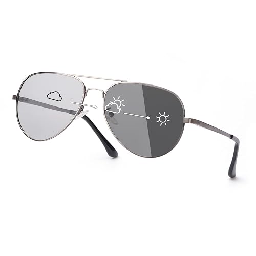 SODQW Mens Polarized Photochromic Sunglasses