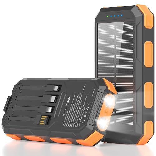 Solar Charger Power Bank 38800mAh