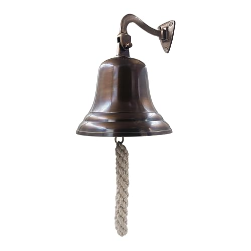 Solid Brass Wall Mounted Ship Hanging Antique
