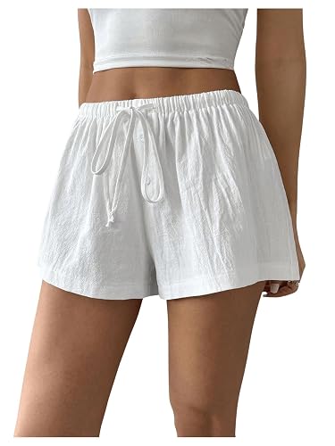 SOLY HUX Womens Drawstring Waist Wide Leg