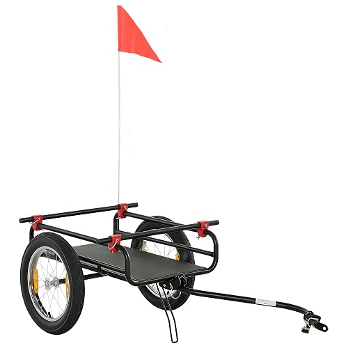 Soozier 2-in-1 Bike Cargo Trailer & Wagon