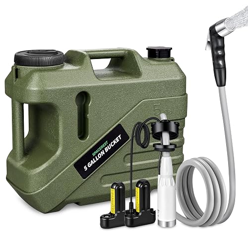 SPACEREST Portable Shower for Camping with Integrated